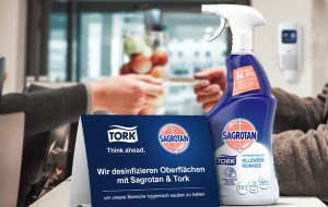 NEU: Tork und Sagrotan präsentieren gemeinsame Produkte