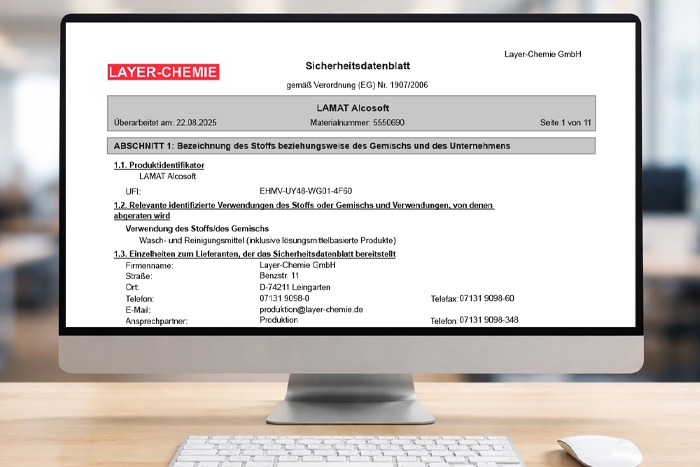 Sicherheitsdatenblätter